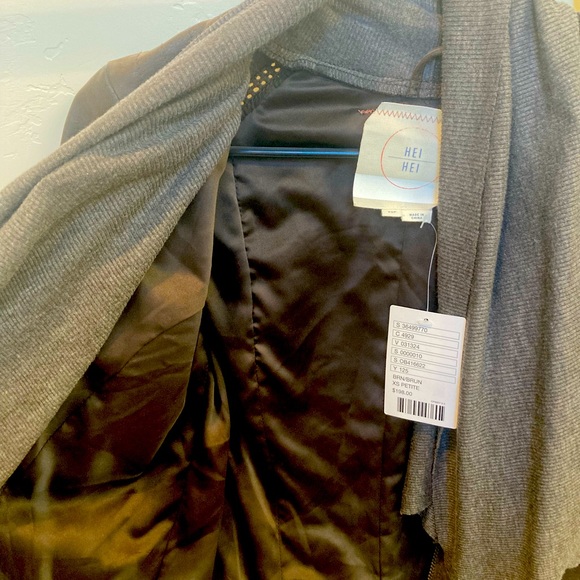 Anthropologie Hei Hei Layered Causeway Jacket XSP NWT - Picture 6 of 11